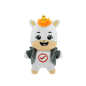 Mascotte Personalizzata <span class=keywords><strong>con</strong></span> Logo Aziendale, Bambola di Peluche da 8 Pollici <span class=keywords><strong>con</strong></span> Cappello e Maglietta, Giocattoli Creativi in Peluche <span class=keywords><strong>con</strong></span> <span class=keywords><strong>Occhi</strong></span> <span class=keywords><strong>Grandi</strong></span> - Product Image 4