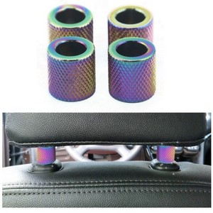 Juego de Anillos Decorativos para Asientos de Coche, 3-4 Piezas, Siete Colores, Azul Dorado, Ajuste Universal, Decoración Interior - Product Image 2