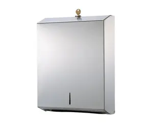 Dispenser Tisu Toilet Stainless Steel Ukuran Besar, Dispenser Handuk Kertas Toilet