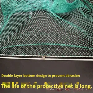 Plastik Balık Avı Araçları Toptan Dayanıklı El Ağı Balıkçılık Malzemeleri Karides Ağı Balık Kafesi - Product Image 4