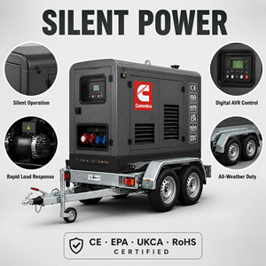 ราคาเครื่องกำเนิดไฟฟ้าดีเซล Cummins Weichai Perkins Yuchai Shangchai ขนาด 150 กิโลวัตต์ พร้อมระบบ ATS - Product Image 3