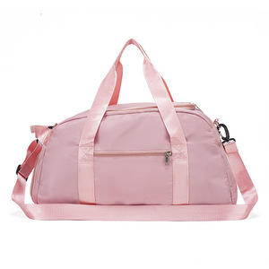 Custom Logo Lightweight Dry Wet Separation Gym Yoga Bag Women Large Capacity Crossbody Shoulder Travel Bag with <b>Trolley</b> Sleeve - Product Image 5