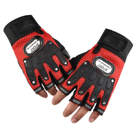 Gants de cyclisme personnalisés d'usine avec protection des articulations, demi-doigts, pour sport, gym, moto, antidérapants, réfléchissants, en maille, pour hommes et femmes, OEM