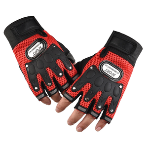 Guanti da Ciclismo Personalizzati con Protezione Nocche, <span class=keywords><strong>Mezze</strong></span> Dita, Antiscivolo, Riflettenti, in Rete, per Sport, Palestra, Moto, Uomo e Donna, OEM - Product Image 3