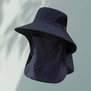 Outdoor Quick Drying Fishing Sun <b>Hat</b> With Neck Cover UPF 50 Plus Breathable Bucket <b>Hat</b> For Men Women <b>Summer</b> UV Protection - Product Image 2