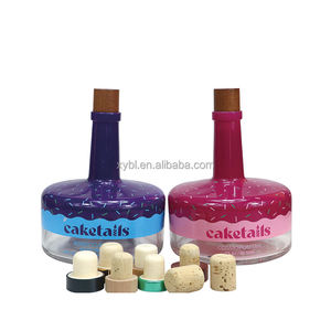 Bouteille en verre <span class=keywords><strong>vide</strong></span> de gin boissons alcoolisées vodka transparent <span class=keywords><strong>bouchon</strong></span> de bouteille en verre classique pour bouteille de <span class=keywords><strong>vin</strong></span> liqueur - Product Image 6