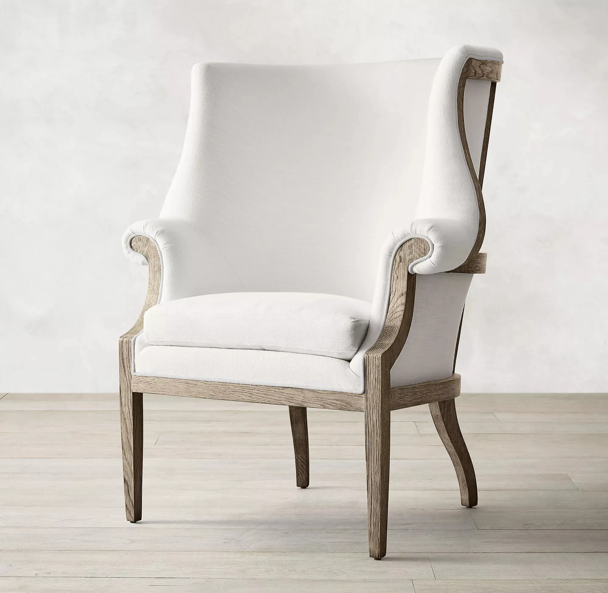 Wingback design style européen club canapé simple chaise mobilier moderne salon canapé avec cadre en bois