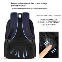 Sac à dos professionnel multifonctionnel imperméable grande capacité pour voyage, affaires et loisirs, avec compartiment pour ordinateur