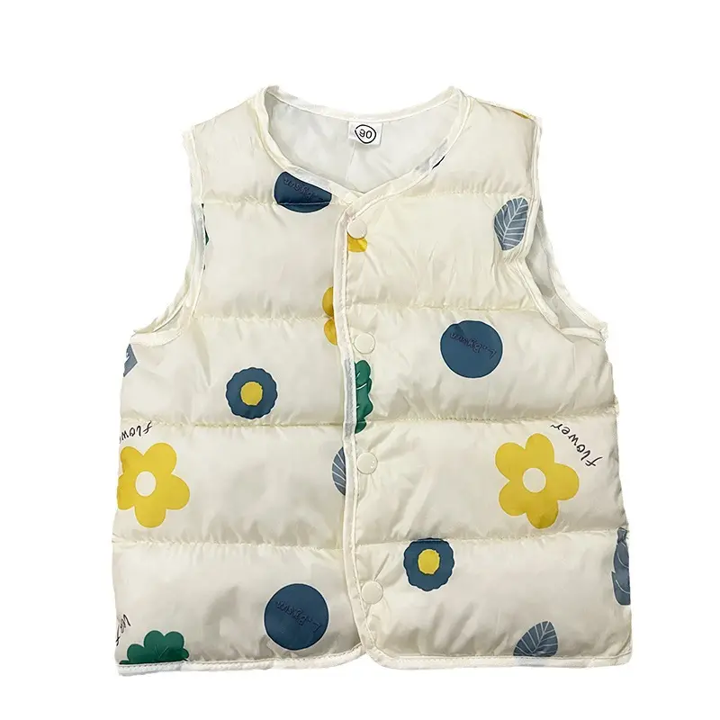 Hot Selling Special Design Kids Vintage Puffer Vest Baby Kid Outdoor Warme Vesten Voor Jongens En Meisjes