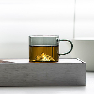 Tazza in Vetro Grigio Fumo Semplice e Creativa, Personalizzabile, per Colazione, Latte, Succo, <span class=keywords><strong>Caffè</strong></span> - Product Image 5