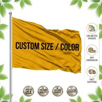 Drapeau promotionnel OEM ODM, fabricant, logo personnalisé, 3x5 pieds, polyester imprimé sur mesure, haute qualité, meilleur prix pour les événements Y