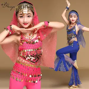 थोक बच्चों के भारतीय नृत्य बेली कॉस्टयूम बालवाड़ी प्रदर्शन सेट