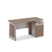 Bureau d'angle modulaire de luxe en MDF avec tiroirs, mobilier de personnel informatique, bureau d'étude moderne recouvert de stratifié