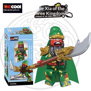 Bloques de Construcción Diku, Juguetes para Niños, Rompecabezas, Figuras Armables de Guan Yu, Zhao Yun, Lu Bu, de los Tres Reinos, Little Xia - Product Image 1