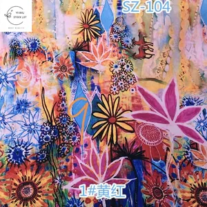 Hot selling good price woven spandex faille high quality print fabric adults digital printed 10000 stock lot for garment