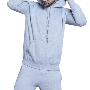 Chándal Informal con Capucha para Hombre, Hecho a Medida, Diseño Sólido, Transpirable, Ecológico, Ligero, de Invierno, de Alta Calidad, Poliéster/Algodón - Product Image 4