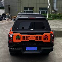 Bâche rigide en alliage d'aluminium pour pick-up 4x4, couvre-caisse de camion, étanche, avec boîte de rangement verrouillable pour Ford F150 Ranger