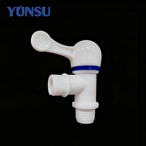 Válvula angular de plástico de 1/2 pulgada YUNSU con cartucho cerámico, adaptador para grifo de cocina, válvula angular de plástico - Product Image 1