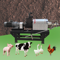 Presse à vis de déshydratation des déchets animaux SS304, séparateur solide-liquide pour fumier, moteur, garantie 1 an