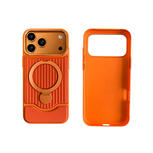 360 °   Funda Magnética con Anillo Ajustable y Cubierta de Cuero Texturizado Antihuellas para iPhone 16 17 18 <span class=keywords><strong>Pro</strong></span> Max - Product Image 2