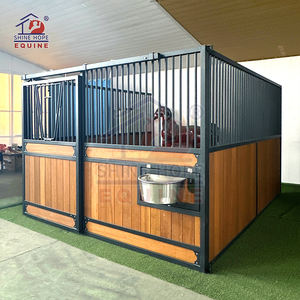 Équipement de ferme équestre équipement d'étable box à chevaux avec tapis de cheval en option - Product Image 2