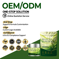 Thé vert matcha biologique OEM EU&NOP 30g, qualité cérémoniale supérieure, certifié, en boîte métallique premium 30g