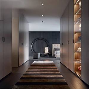 Toptan fiyat lüks elbise odası tasarım ayarlanabilir raflar ile özel ahşap gardırop çekmeceler - Product Image 3