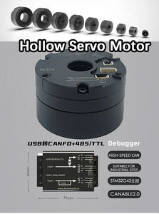 Motor Servo sin Escobillas de Alto <span class=keywords><strong>Torque</strong></span> y Baja Velocidad Faradyi, 12-24 VCC, Eje Hueco Pequeño, Accionamiento Directo para Uso en Electrodomésticos - Product Image 3