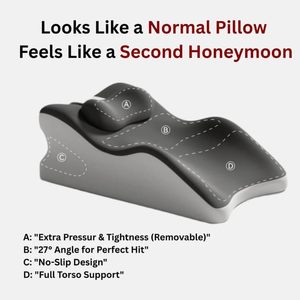 Almohada Spark de 27 Grados para Parejas, Almohadas Multifuncionales de Espuma para Parejas, Soporte Ergonómico para Sentarse y Recostarse, para Relaciones Sexuales - Product Image 4