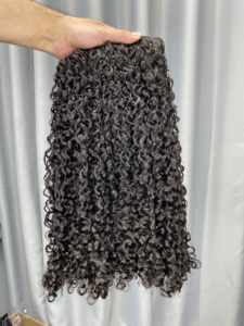 12a Vente en gros, très demandé : Lot de cheveux Pixie 100g par paquet, Double Drawn, Extension de cheveux bouclés Pissy, 100% Cheveux humains - Product Image 5