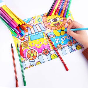 Bolígrafos de Tinta de Secado Rápido No Tóxica Foska, Bolígrafos de Colores Acuarelables con Punta de 1 mm para Niños, Adolescentes u Otras Personas, con Envase de Tubo Transparente - Product Image 2