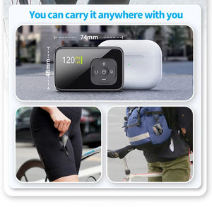 Accessoires de vélo, mini gonfleur de pneus BL06 120 PSI, arrêt automatique, pompe à air électrique numérique pour vélo électrique, <span class=keywords><strong>VTT</strong></span>, vélo de route - Product Image 4