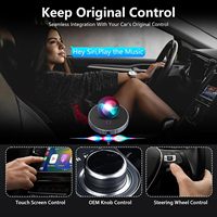 Adaptateur sans fil CarPlay et Android Auto Fuallwin pour voitures avec CarPlay filaire d'usine, connexion automatique