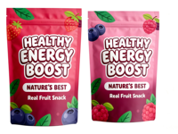 Op maat gedrukte voedselverpakkingen, staande pouches, snack- en snoepverpakkingen, gestanste ziplock mylar zakjes, recycleerbare doypacks voor gedroogd fruit