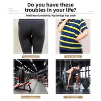 Cinturón Portátil para Ejercicios de Glúteos Modelo 03 para Entrenamiento con Mancuernas y Soporte para Fitness de Cadera - Soporte Unisex para Entrenamiento con Pesas