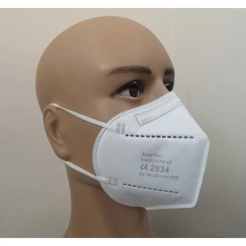 Masker Wajah KN95 harga pabrik Masker Wajah Anti Debu masker wajah sekali pakai KN95 putih 6 lapisan perlindungan 95% efisiensi filtrasi 10 Pak OEM
