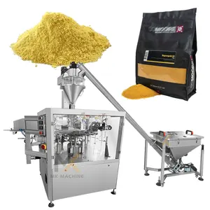 Machine d'emballage de sac debout de poudre de couscous de farine de blé de manioc de bonne performance