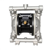 Pompe à double diaphragme à commande pneumatique en acier inoxydable KY-10S4, pompe de transfert pneumatique 1/2 pouce BSP pour fluides