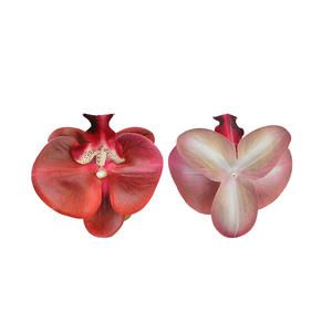 Fábrica Direta Artificial Látex Borboleta Orquídea Grande Flor Cabeça Flor Caixa De Presente Acompanhamento Decoração - Product Image 1