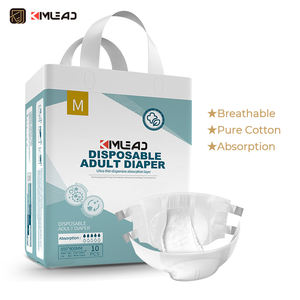 Pannolino per Adulti Kimlead Tutto-in-Uno con Assorbente Integrato per Incontinenza Moderata, Usa e Getta - Product Image 1