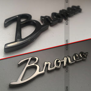 Emblema de Letras 3D en Negro Brillante para Ford Bronco, Insignia de Aleación de Aluminio, Accesorios Adhesivos para Coche - Product Image 5