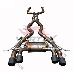 Vortex Grade 5 Ti catback Exhaust สำหรับ BMW M3 G80/M4 G82 3.0T S58 2021 + รีโมทคอนโทรลไร้สาย - Product Image 4