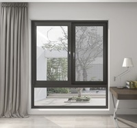 METGOOD-Ventanas corredizas de vidrio Low-E de aluminio con doble acristalamiento, gran oferta, con mosquitera para uso exterior