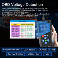 Lecteur Universel OBD2 à Logo Personnalisé pour Diagnostic Moteur et Codes de Défaut CAN, Compatible avec Tous les Véhicules OBDII Depuis 1996 et Plus Récents
