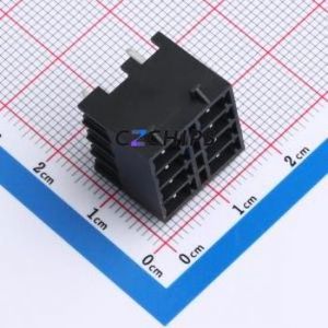 DB2EVHBG-3.5-2*4P-BK Plug-in Terminal Block Through hole,P=3.5mm Connector Board-to-Board / Socket Closed Snap Fixing 2x4P 3.5mm - Product Image 1