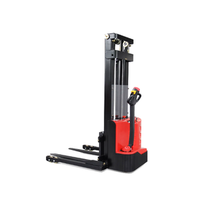 Apilador de paletas eléctrico completo de pie de 4,5 m, contrapeso operado por batería con altura de elevación, carretilla elevadora de 4500mm para almacenes - Product Image 3