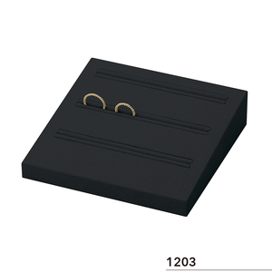 Présentoir en cuir d'outils noirs en gros unique au Japon pour bijoux - Product Image 6