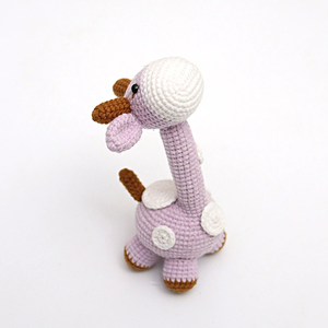 Llavero de Girafo de Ganchillo Hecho a Mano, Adorno Colgante de Lana Tejida, Muñeco de Dibujos Animados - Product Image 6