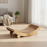 Chaise longue griffoir pour chat en forme de U, luxueuse et écologique, 160 cm, en sisal naturel, pour chats d'intérieur