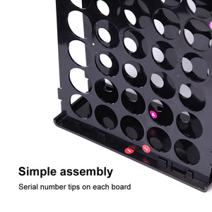 Plastic Tattoo Pigment Ink Cup <b>Holder</b> Wall Mounted Display Rack for PMU Ink Storage - Product Image 2